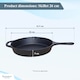 image 2 of Buckingham Pre-Seasoned Cast Iron Frying Skillet Pan 27 cm.