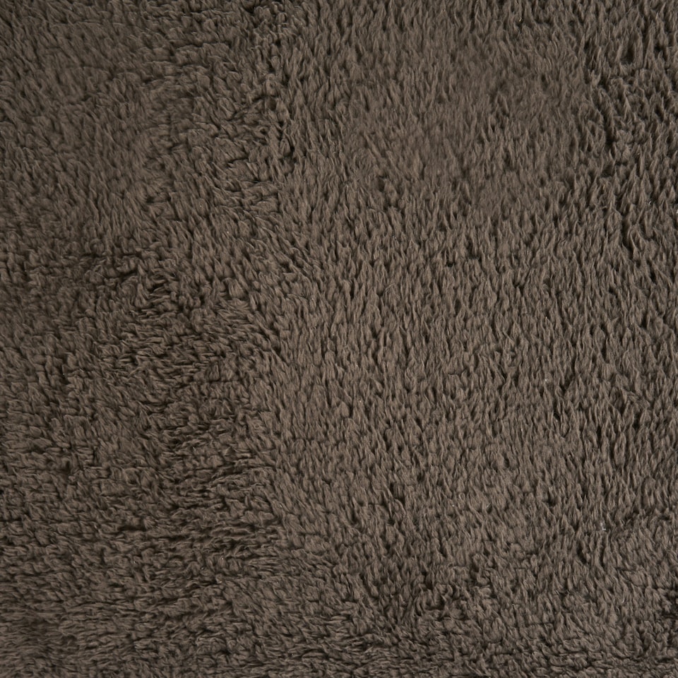 image 1 of OHS Teddy Fleece Soft Warm Plush Cosy Plain Dyed Throw Over Bed Blanket, 125x150cm (Copy) Brown