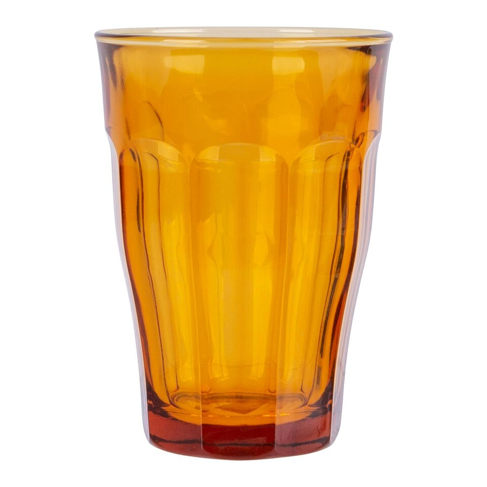 image 1 of Duralex Picardie Highball Glasses - 360ml - Amber - Pack of 12 Yellow