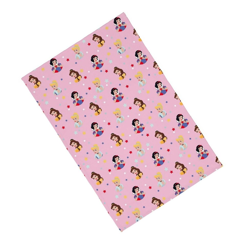 image 1 of Disney Princess Fleece Stars Blanket - Multicoloured - One Size Multi