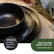 image 8 of Mikasa Dinner Set Black Ceramic 12 Piece