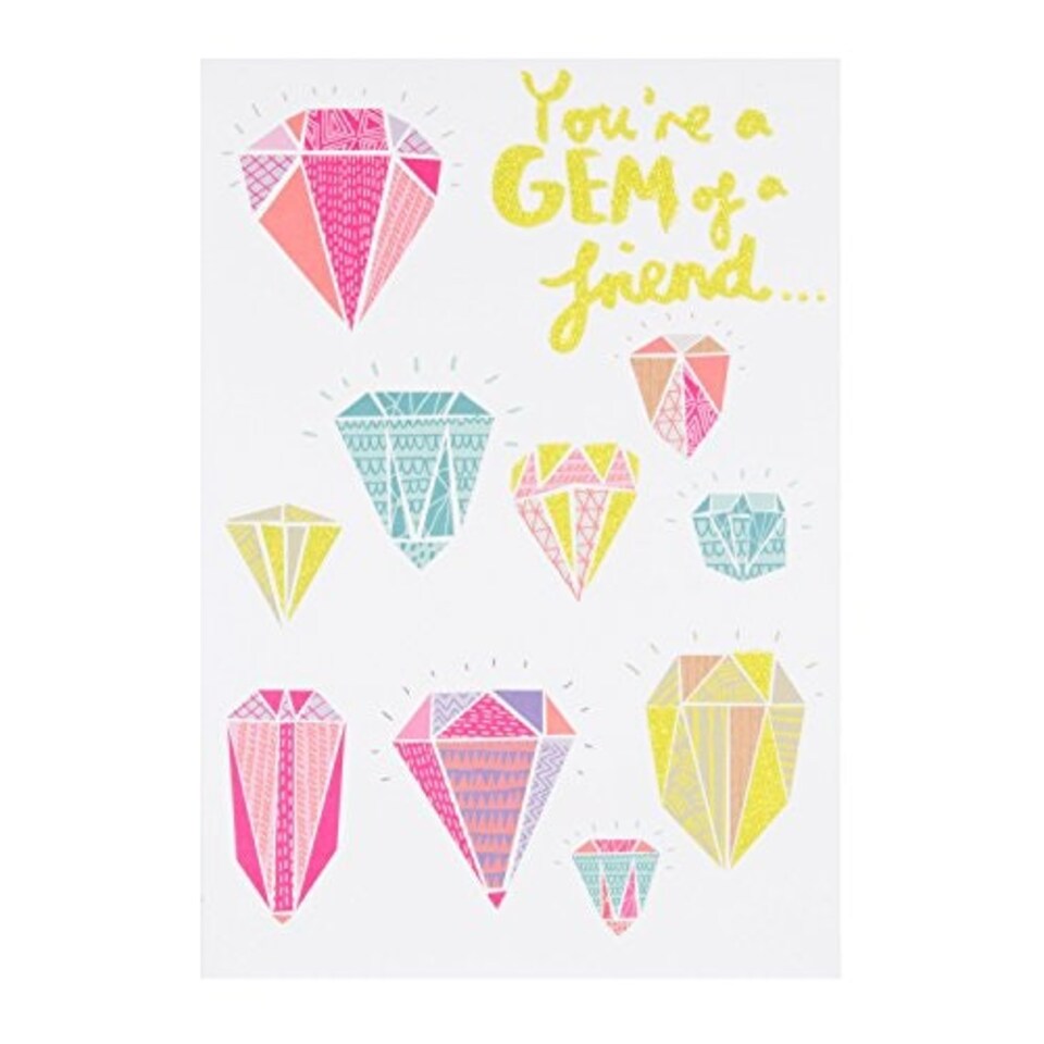 image 1 of Friend Birthday Card 'You're A Gem'