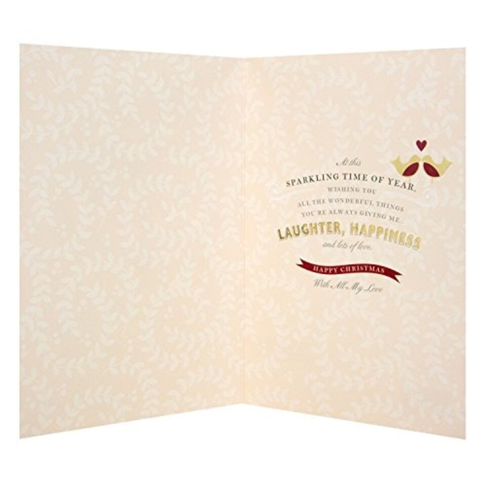 image 1 of Hallmark One I Love Christmas Card 'Laughter and Happiness'