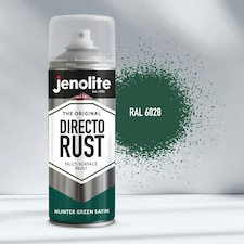 Jenolite Directorust All-in-One Multi-Surface Paint - Hunter Green Satin - 400ml Spray Can