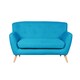 image 1 of Lynwood 2 Seat Sofa - Teal