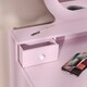 image 9 of AIYAPLAY Kids Dressing Table Set w Stool, Mirror, Drawers - Pink | Pink