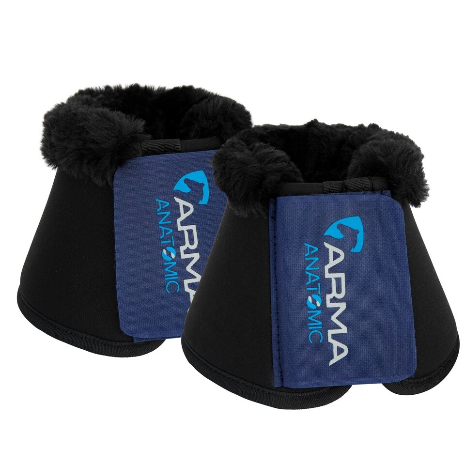 image 1 of ARMA SupaFleece Neoprene Over Reach Boots Blue | Size: Full
Colour: Navy