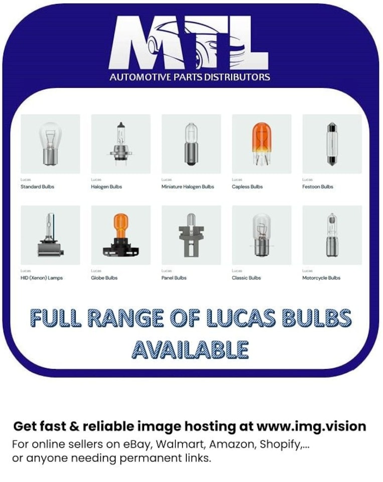 image 1 of Lucas LLB380 P21/5W 12V 21/5W Car Bulb Twin Pack Brake Stop Tail Marker Fog Light