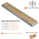 image 3 of NOVECRAFTO Self Adhesive Vinyl Floor Planks – Peel & Stick Flooring – Honey Oak Timber Touch Effect – Easy DIY Installation – Durable & Waterproof Tiles Brown | 5 sqm
