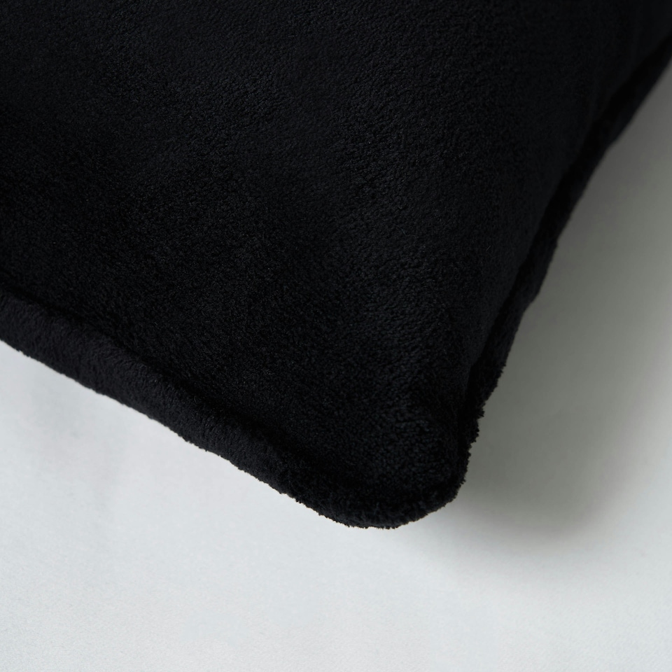 image 1 of BHS Microfleece Cushion, Black