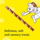 image 2 of Dreamies Meaty Sticks With Salmon 30g (Pack of 14)