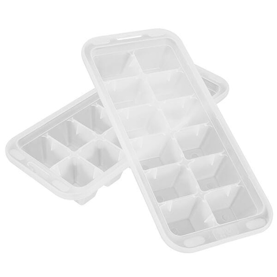 image 1 of Judge Kitchen 2 Piece Plastic Ice Cube Tray Set