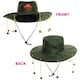 image 6 of Pack of 12 Australian Crocodile Hunter Cork Hat with Koala Print Brown | One Size