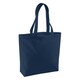 image 1 of Westford Mill Organic Cotton Shopper Bag - Navy - One Size Blue