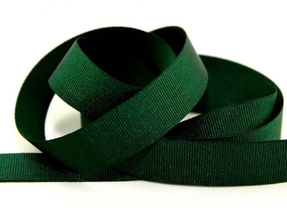 Berisfords 9871 Forest 10mm Grosgrain Ribbon for Dressmaking - per metre