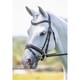 image 2 of Velociti Leather Horse Dressage Bridle - Havana - X Full