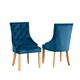 image 1 of Ravenna Velvet Dining Chairs - Set of 2 - Blue