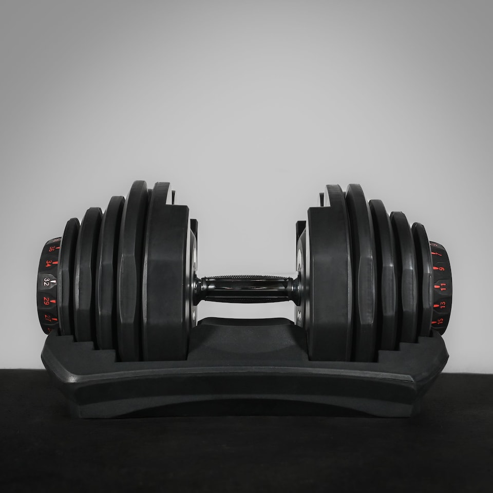 image 1 of GYM SETS 40kg Adjustable Dumbbell | Single + SS Bench