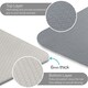image 3 of TPE Yoga Alignment Mat (6mm Thick) - Grey