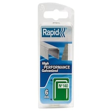 RAPID 140/6Nb 6Mm Galvanised Staples Narrow Box 970