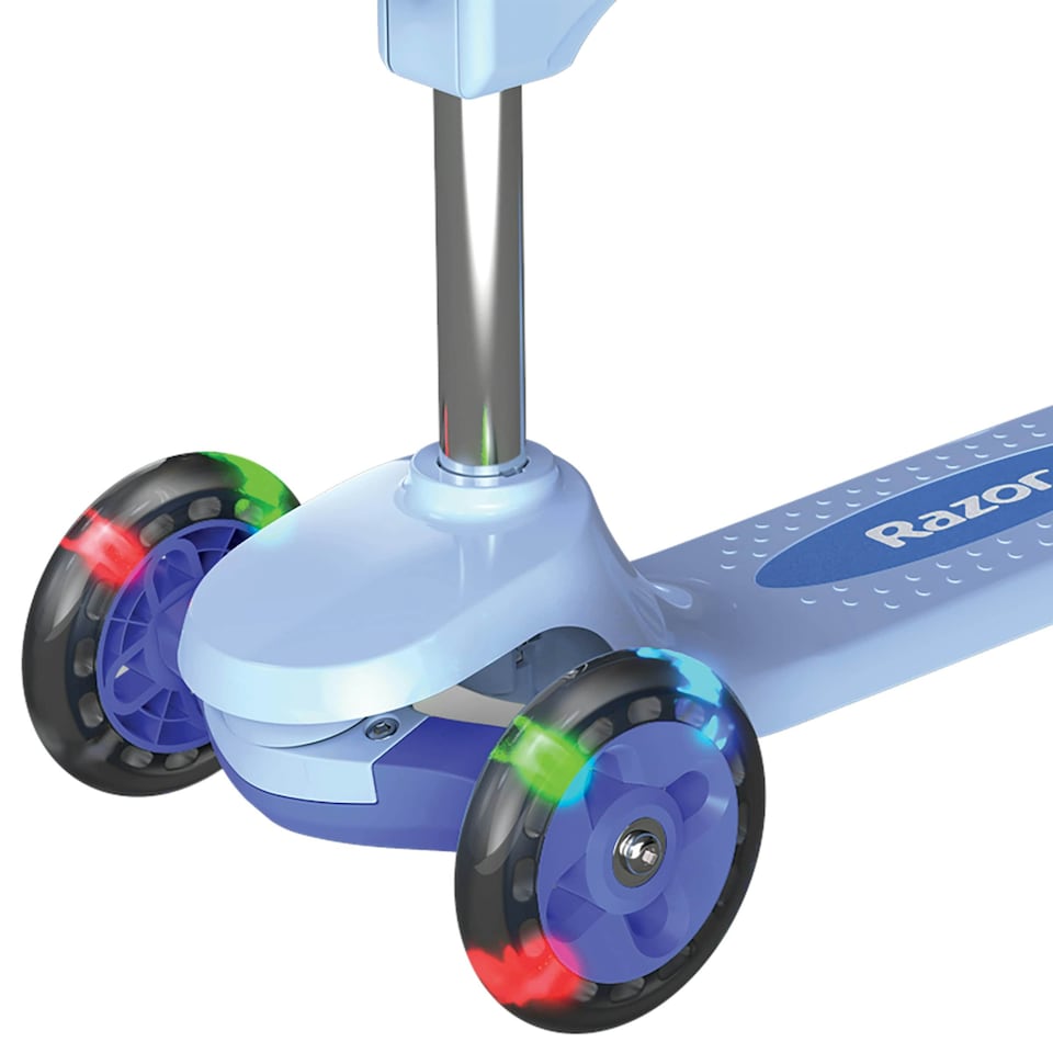 image 1 of Razor Rollie, 3-Wheel Scooter for Younger Children, Seated and Stand-Up Riding Options, Light Up Wheels