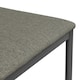 image 6 of Set Of 2 Monza Fabric Dining Chair Modern Padded Seat Metal Legs Kitchen Grey | Grey