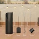 image 7 of Outsunny 4 PCS Fireplace Companion Set, Metal Fireside Companion Set, Black