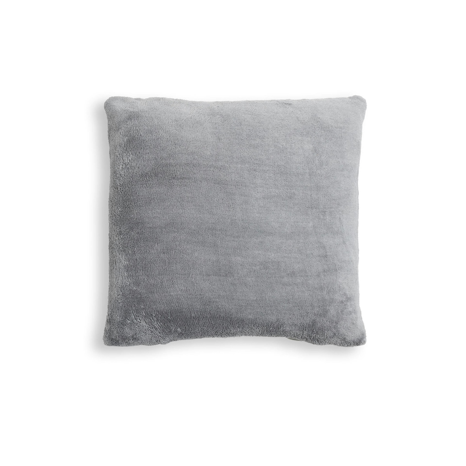 image 1 of BHS Microfleece Cushion, Charcoal