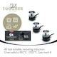 image 5 of Prestige 9 X Tougher Non-Stick Saucepan Set - 3 Pieces