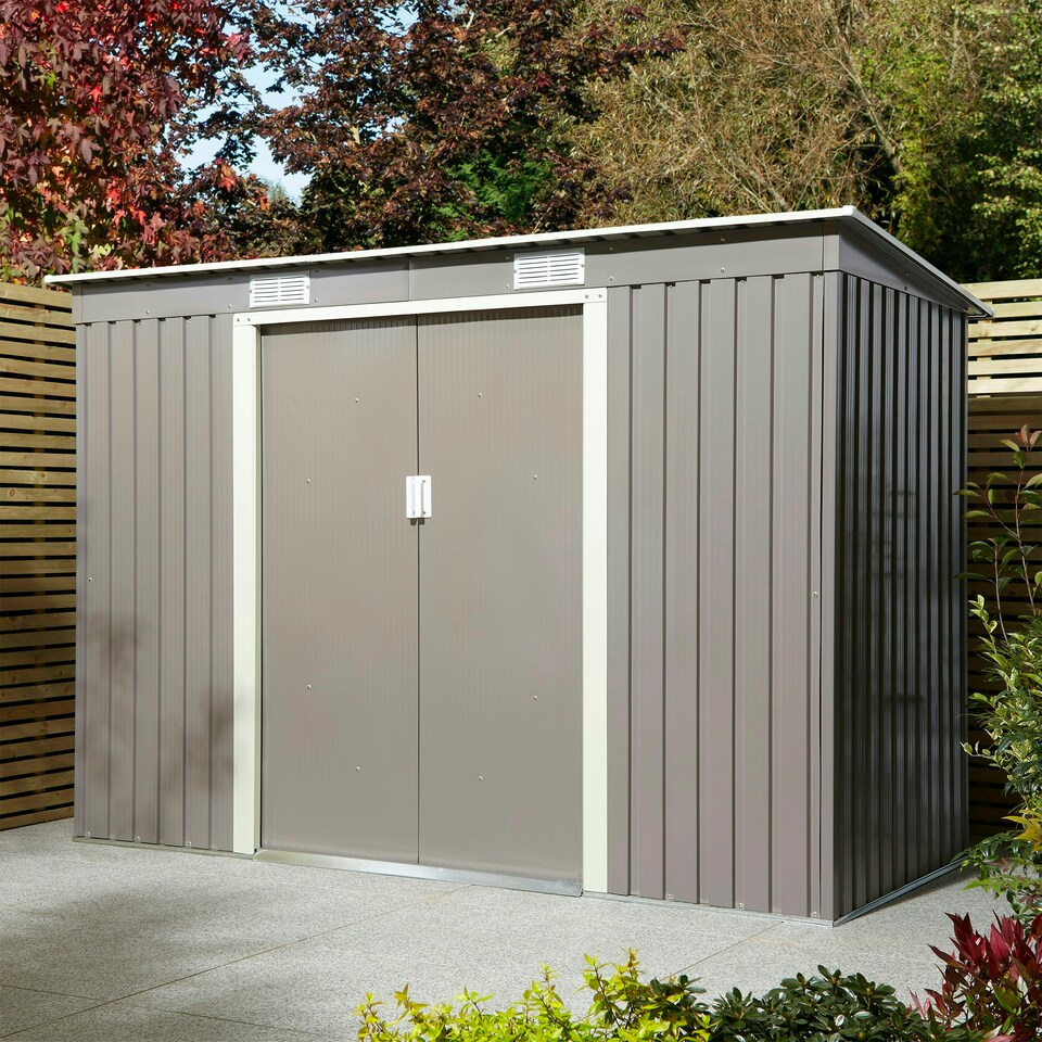 image 1 of Rowlinson Trentvale Metal Shed 8x4