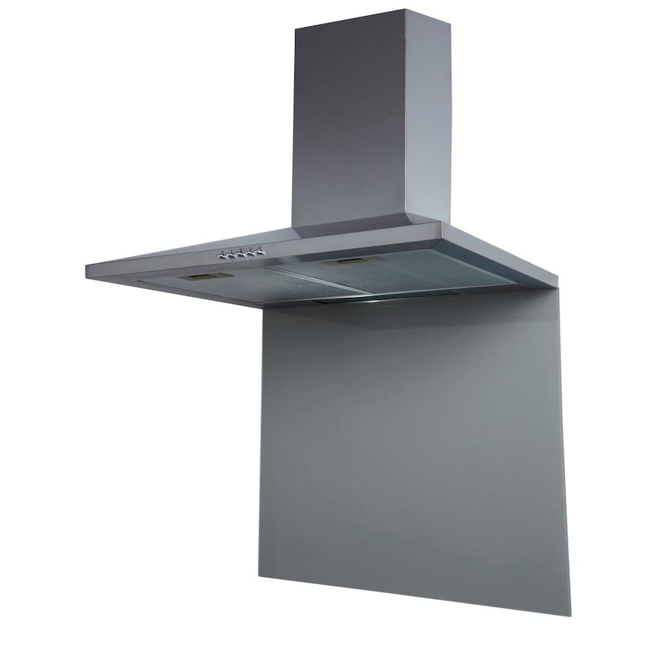 image 1 of SIA SP60GY 60cm x 75cm Grey Toughened Kitchen Glass Splashback