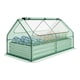 image 1 of COSTWAY Raised Garden Bed with Greenhouse Cover Silver