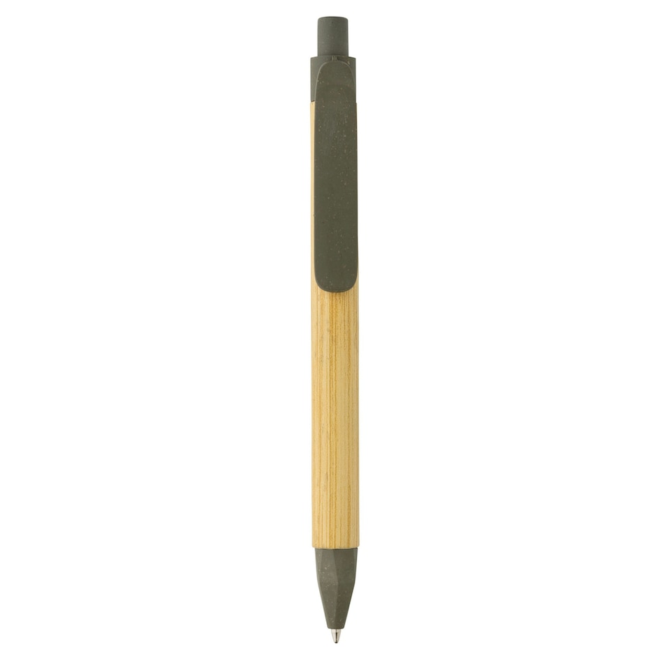 image 1 of XD Collection Write Responsible Barrel Recycled Paper Pen - Green/Brown - One Size