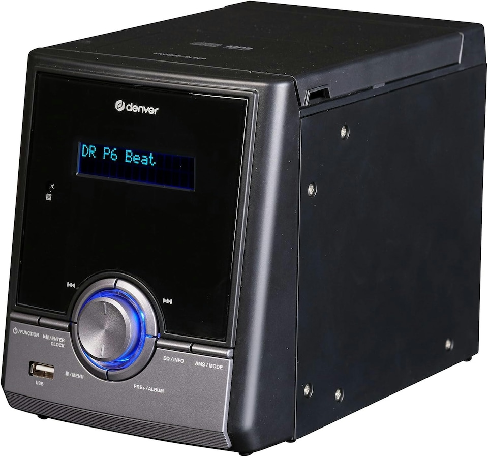 image 1 of CD Player for Home Mini Hifi System - DAB Radio with CD Player, Hi Fi music System with Bluetooth Stereo System, USB & Remote