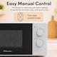image 7 of EMtronics 20L 700W Microwave - Silver