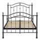 image 5 of 5ft King Size Black nickel, crystal ball and black nickel traditional metal bed frame bedstead, victorian, antique, ornate