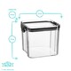 image 3 of Argon Tableware Food Storage Containers - 700ml - Black - Pack of 3 - Resuable Container Meal Prep Container Tub Tupperware Airtight Lid