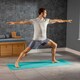 image 2 of TPE Yoga Mat with Strap (6mm Thick) - Green