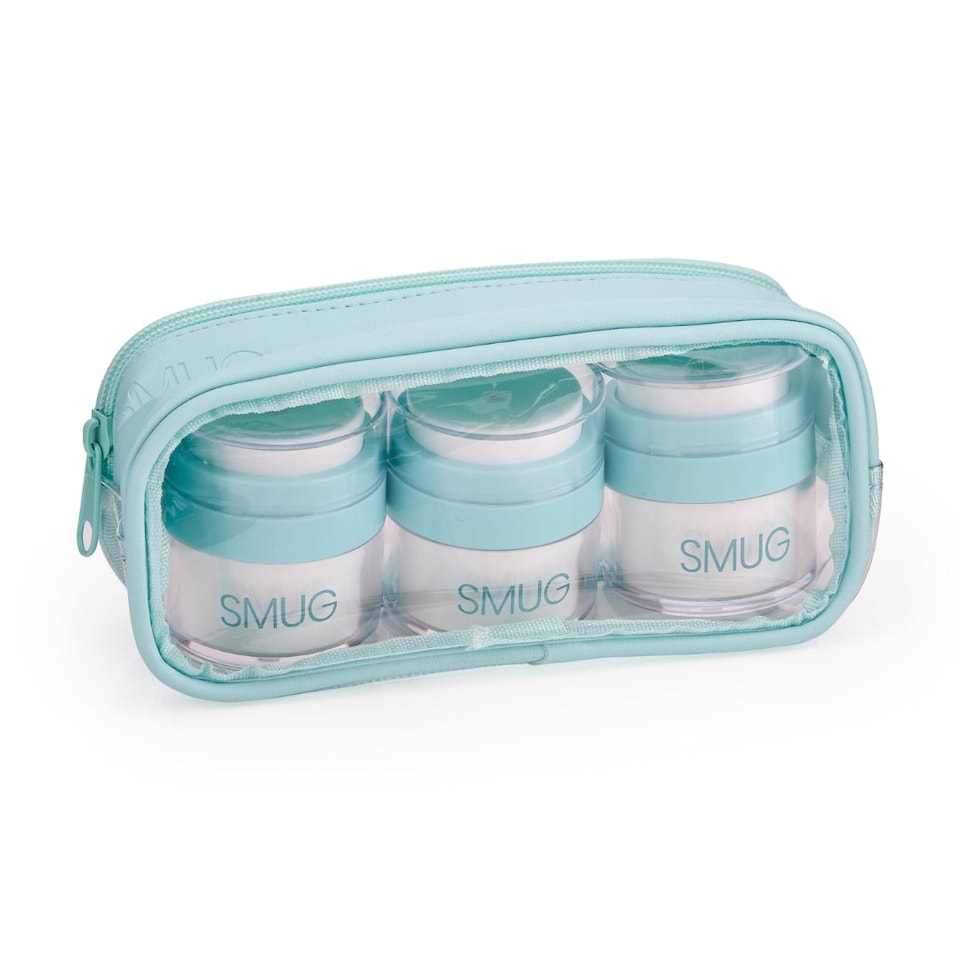 image 1 of SMUG Travel Pump Jar Set - Mint Green