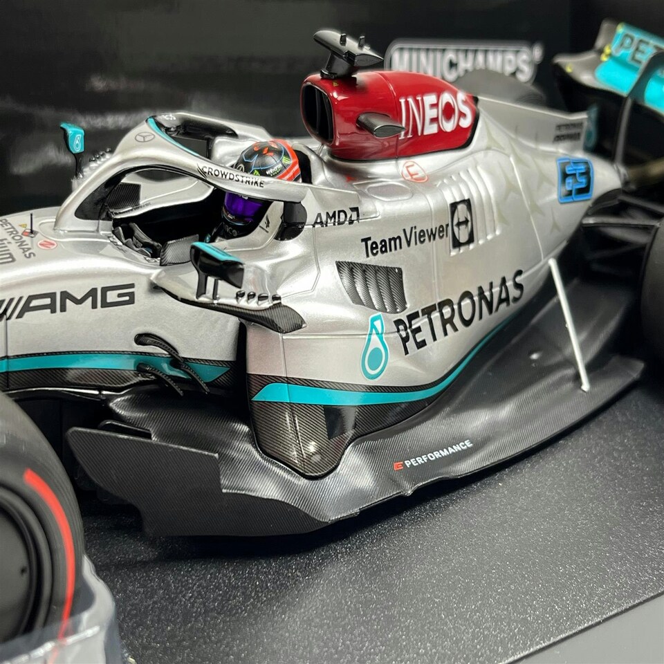 image 1 of George Russell #63 Mercedes AMG F1 Team Spanish GP 2022 1:18 Minichamps 110220063