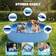 image 8 of Foldable Dog Swimming Pool Heavy Duty PVC Pet Bath Tub