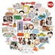 image 1 of Friends Deluxe Large Stickers (Pack of 100) - Multicoloured - One Size