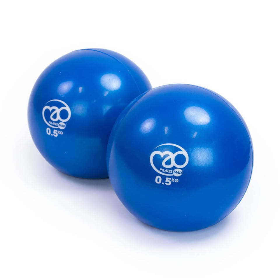 image 1 of Fitness Mad Soft Pilates Weights — 2 x 0.5kg Blue (12 cm) | Multi | Blue | S
