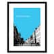 image 1 of Royal Mile Edinburgh Scotland Cityscape Blue 9x7" Black Framed Wall Art Print