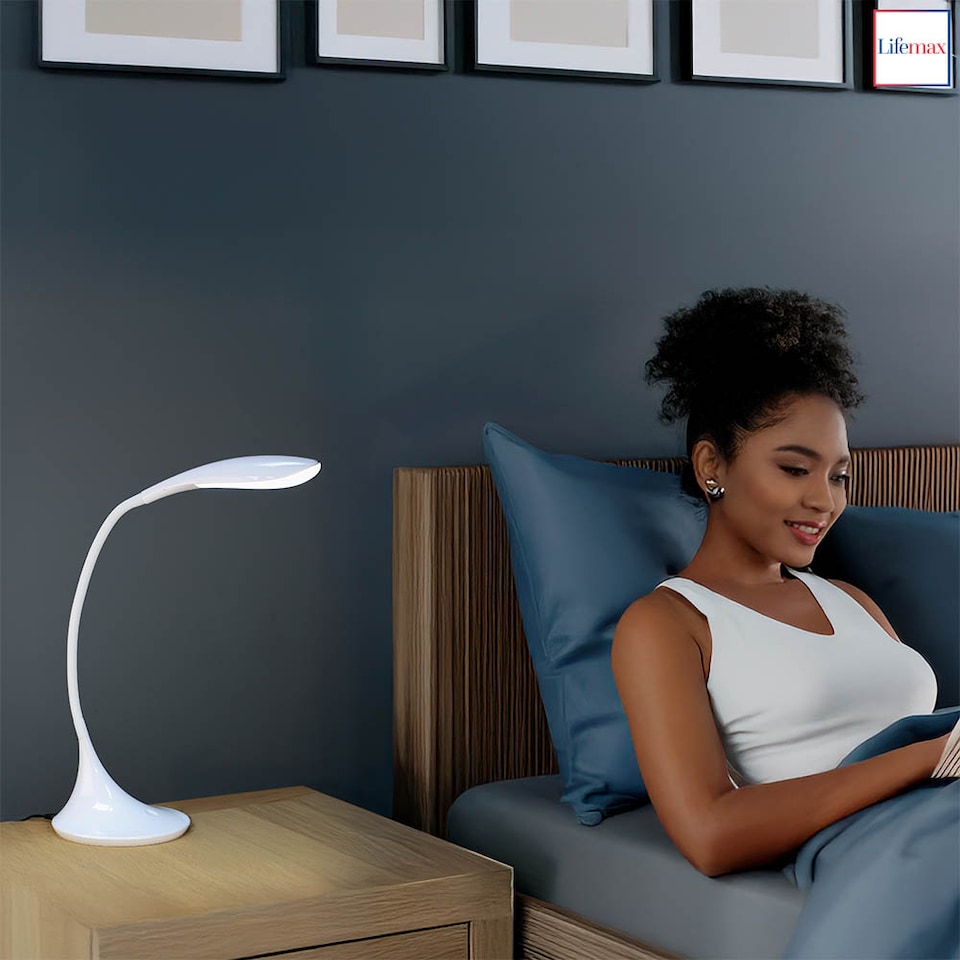 image 1 of Lifemax High Vision LED Desk Light (Silver) | Silver | Desk | 1