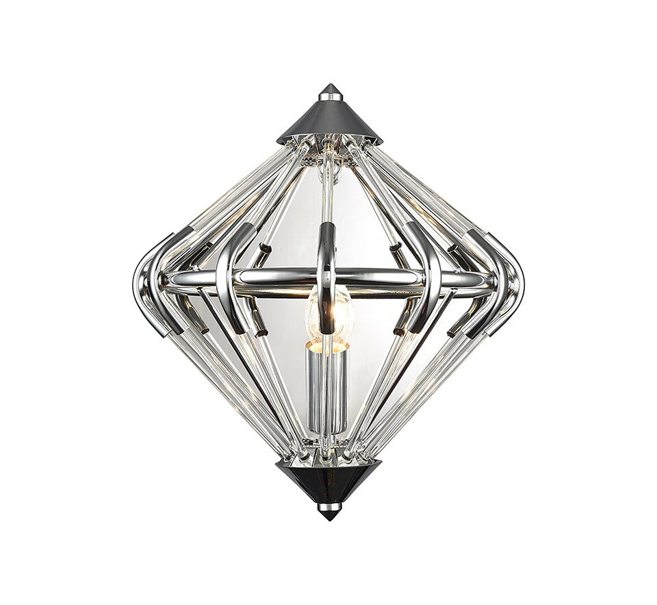 Gerda 1 Light Chrome Wall Light