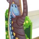 image 4 of Teamson Kids Dinosaur Kingdom Bookshelf Toy Furniture
