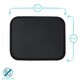 image 3 of Argon Tableware Rectangle Non-Slip Serving Tray - 66cm x 45.5cm - Black | Black | Black