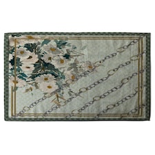 Flowers & Chain Links (Kitchen Towel)
