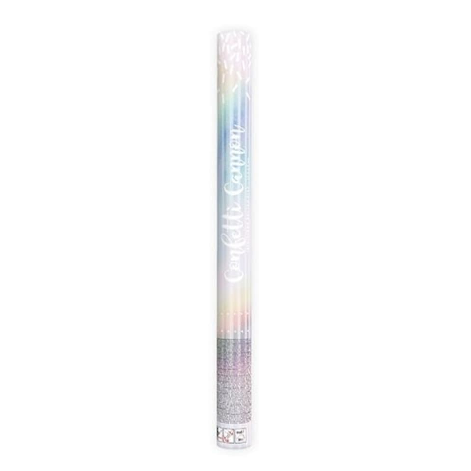 image 1 of Iridescent Metallic Large Confetti Cannon 60cm